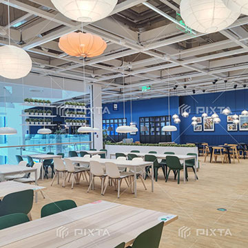 〇〇レストラン照明工事